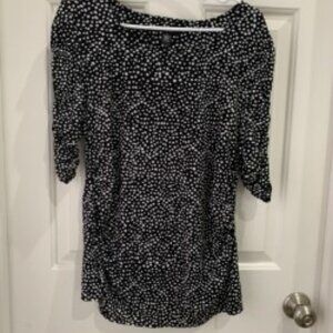 Black and white top, Alfani, Large